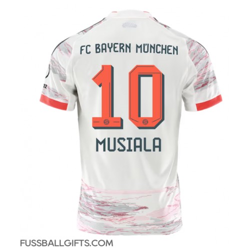 Bayern Munich Jamal Musiala #10 Fußballbekleidung Auswärtstrikot 2025-26 Kurzarm